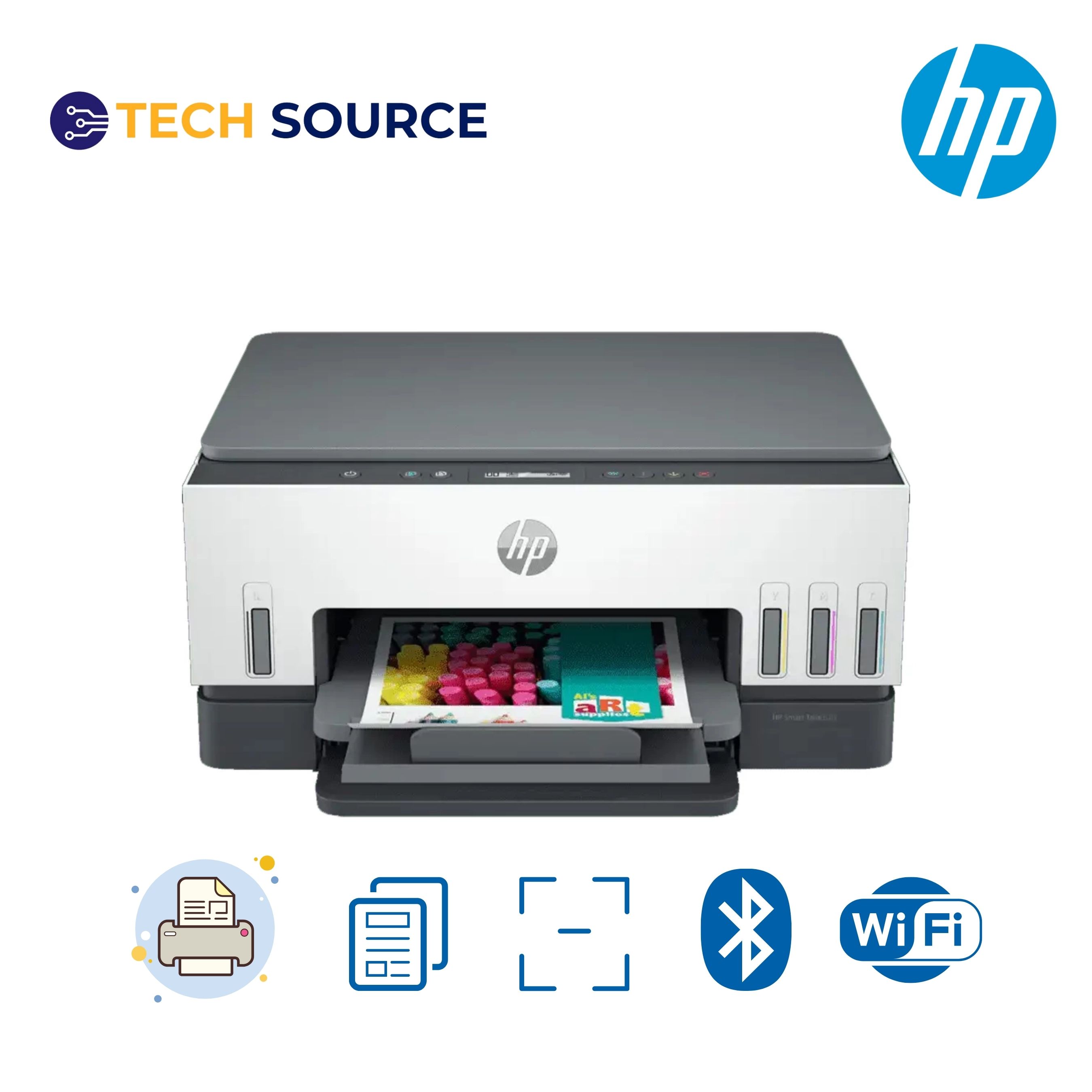 HP Smart Tank 670 Wireless Multifunction Ink Jet Border Less Automatic Duplex Color Printer