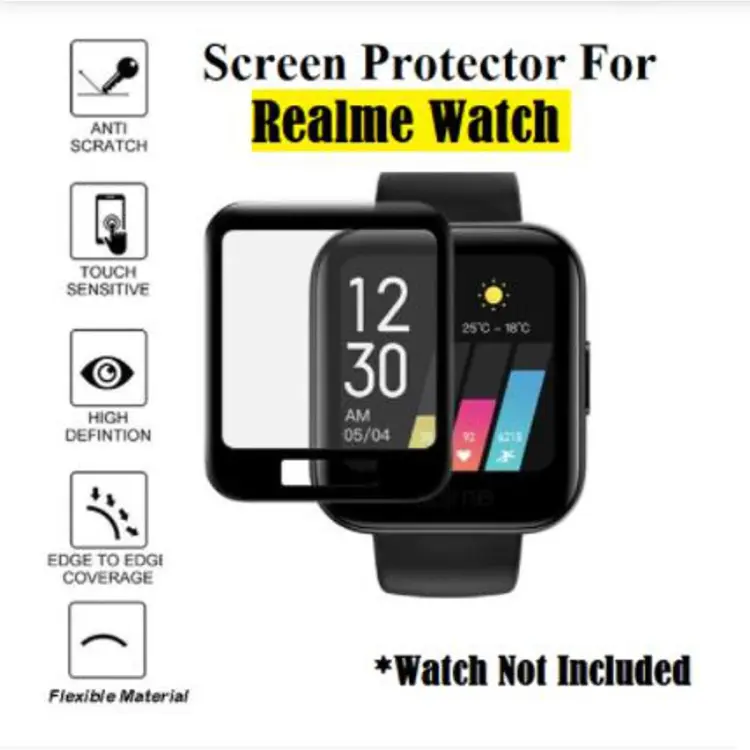 Realme Watch Screen Protector 3D Full Coverage Protective Film