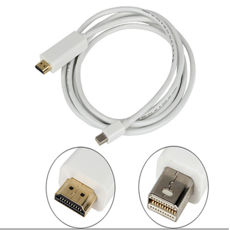 Mini Display Port to HDMI Cable 4K 1080P Thunderbolt HDMI Converter for MacBook Pro iMac Mini DP to HDMI Cable Adapter. 