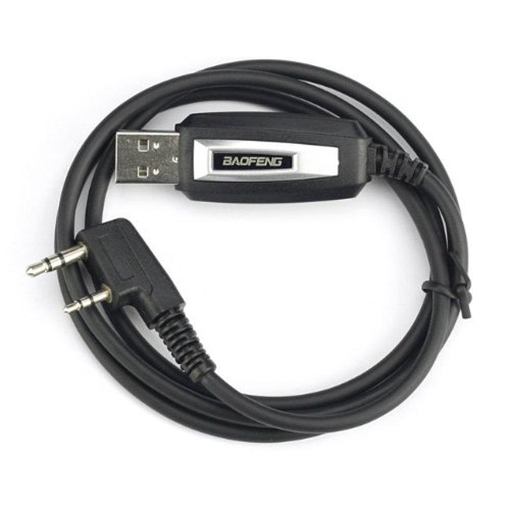 Baofeng USB Programming Cable Accessory for UV-5R/5RA/5R Plus/5RE, UV3R Plus, BF-888S with Driver CD. 