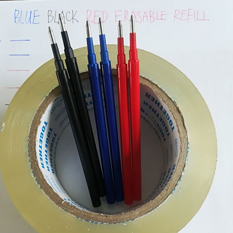 Retractable Erasable Gel Pens Make Mistakes Disappear Comfort Grip Black Red Blue Ink for Writting Note Taking Crossword Puzzles. 