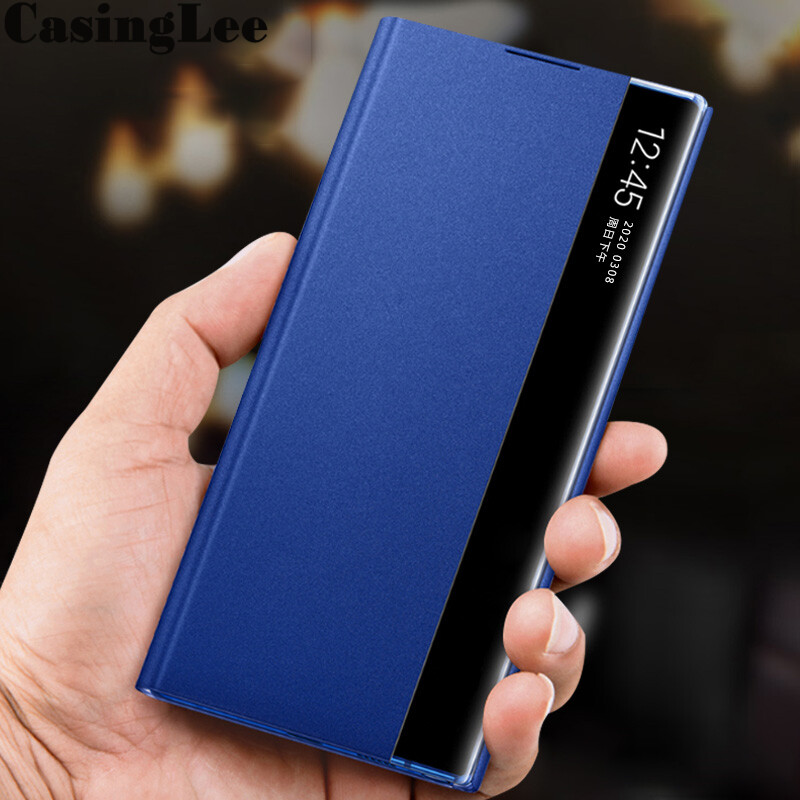 For Samsung Galaxy A55 Case Smart View Window Flip Cover For Samsung A55 Case Auto Sleep Leather Phone Cases. 