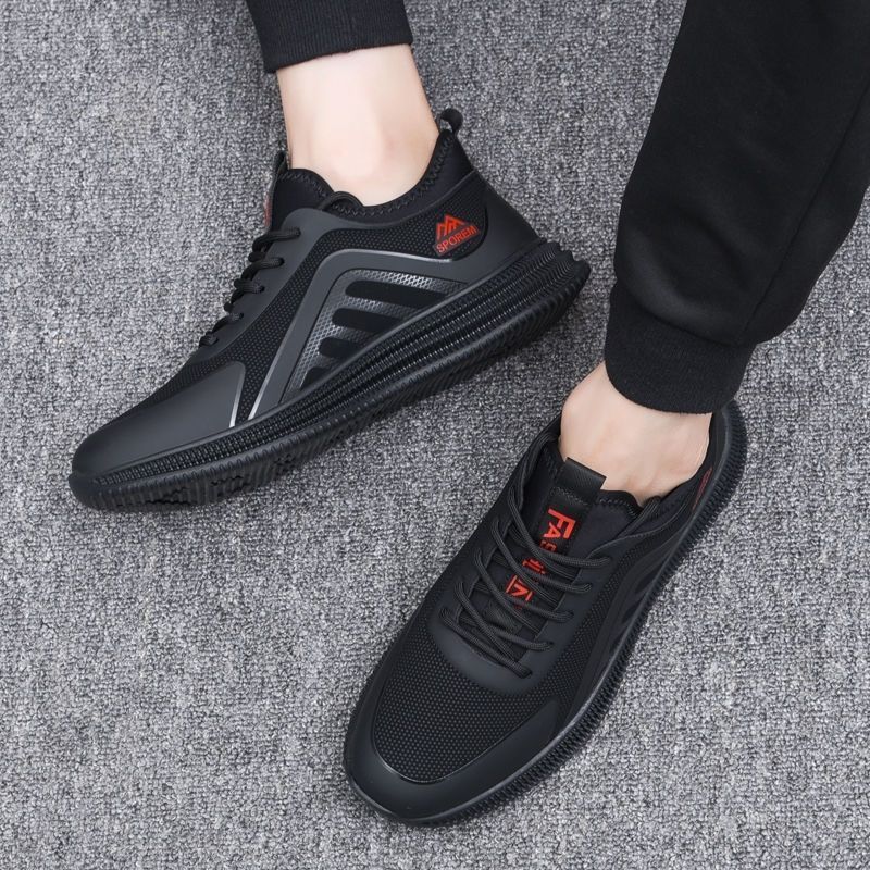 Mesh Surface Shoes Men's Breathable Sneaker Men's Shoes Spring Casual Shoes All-Match Soft Bottom Soft Surface Pieces. 