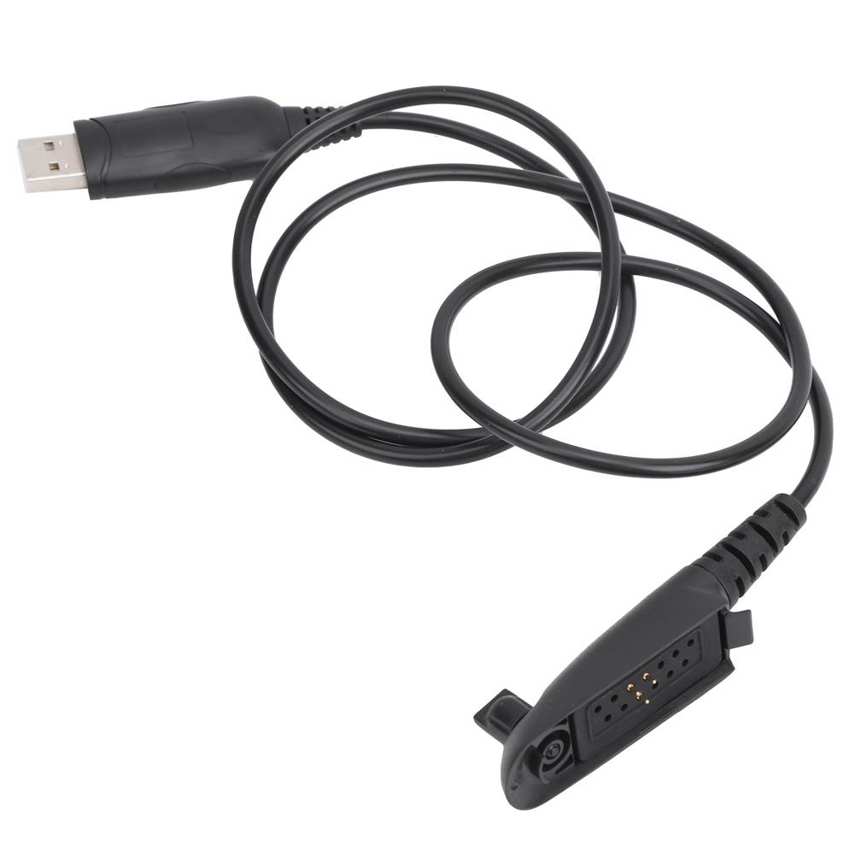Two-Way Radio Accessory USB Programming Cable 2 Way Wire W/Software Fit for Motorola HT750 HT1250 GP328 GP330. 