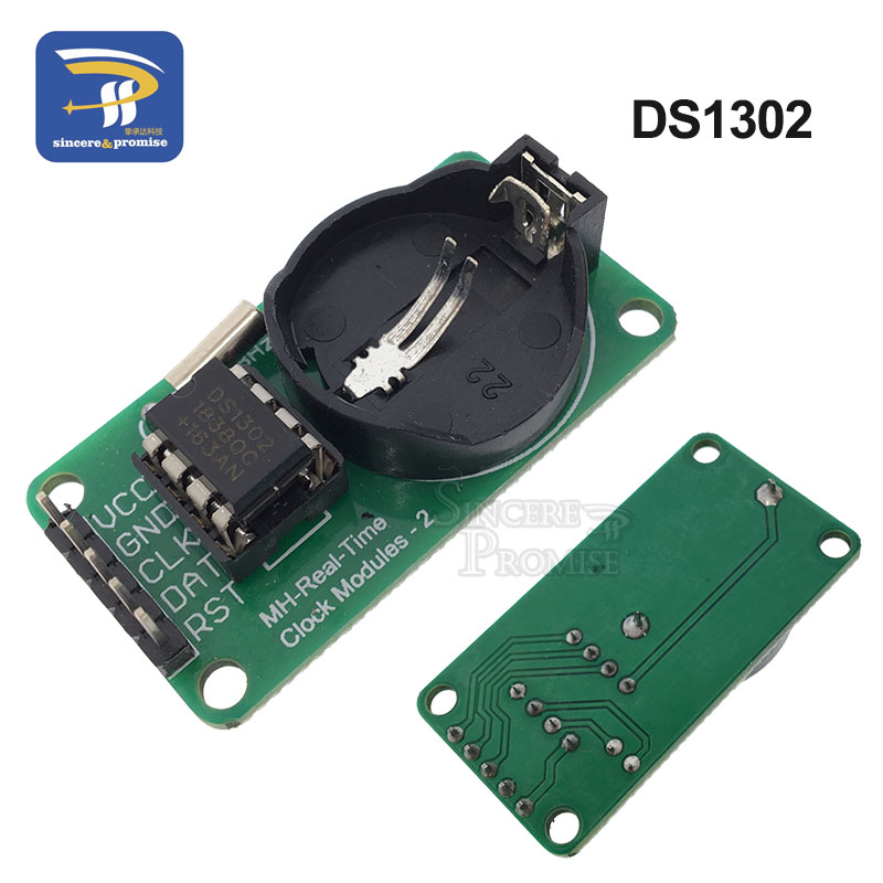 【The road to happiness Store】DS3234/DS1302/DS1307/PCF8563/DS3231 IIC Memory 3.3V-5V Time Precision RTC Clock I2C Module DS3231SN for Arduino. 