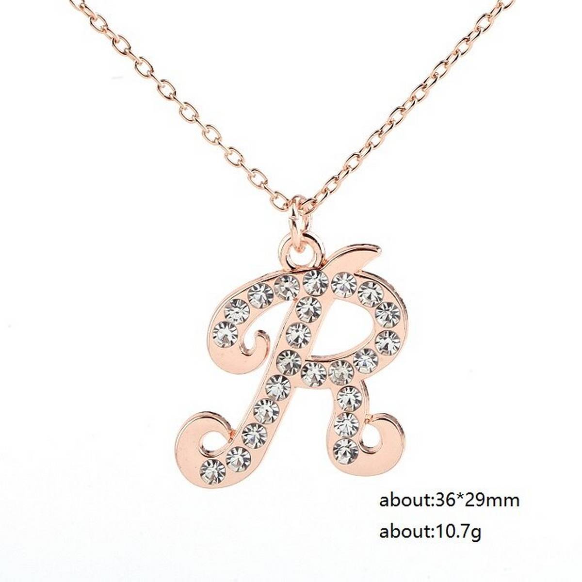 Skyrim Letter R Pendant Necklace 