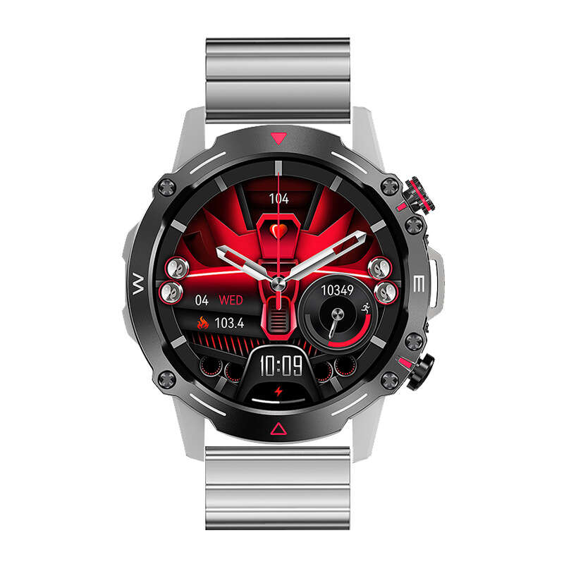 New HK87 Bluetooth Call with Three Defense Custom Dial, Heart Rate, Blood Pressure, Music Smart Watch. 