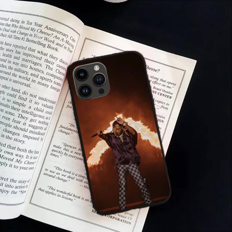 Future Rapper Phone Case For iPhone 11 12 Mini 13 14 Pro XS Max X 8 7 Plus SE XR Shell black phone case. 