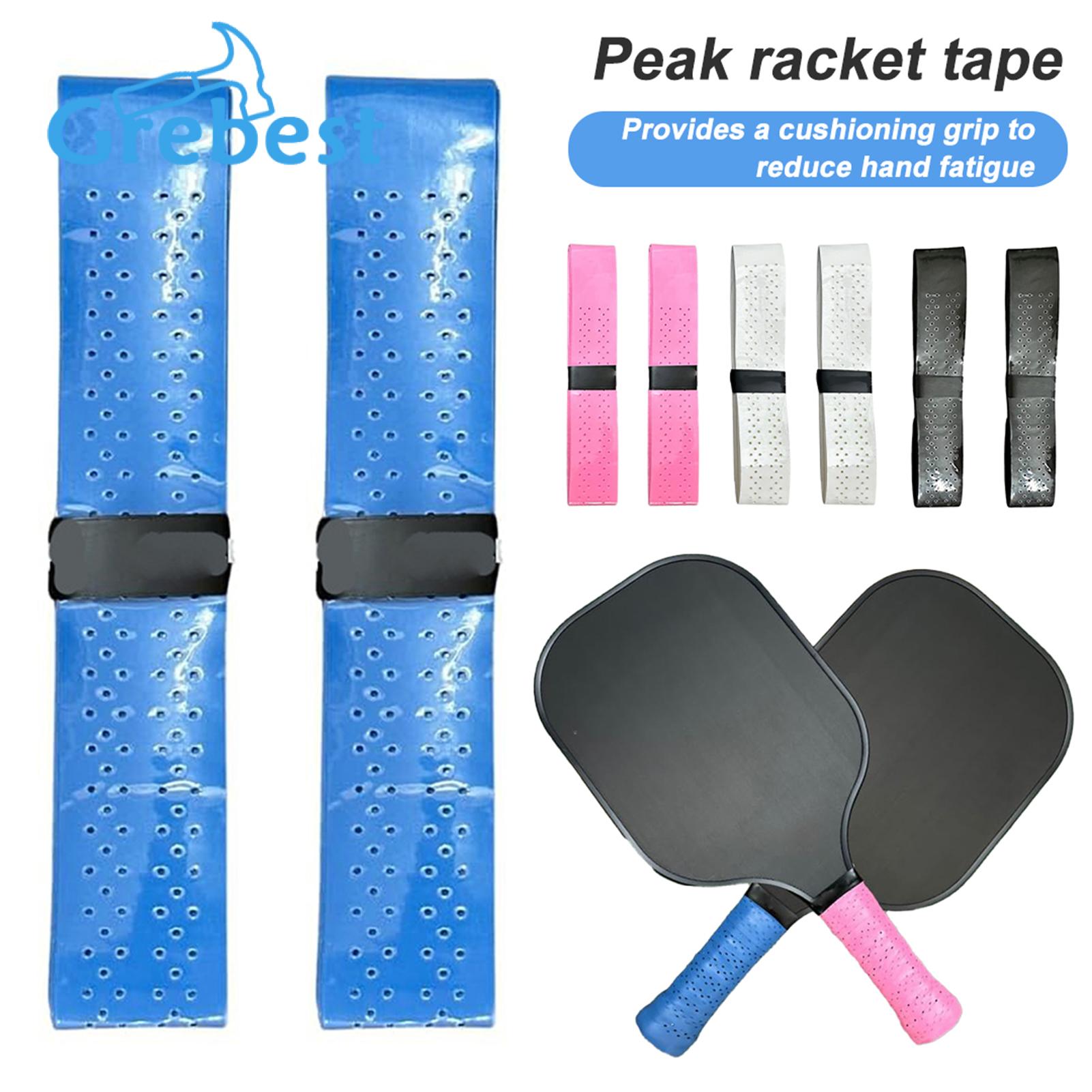 Grip for Pickleball Rackets 2pcs Pickleball Paddle Grip Tape Faux Leather Overgrip Wrap for Racket Non-slip Moisture Wicking Accessories Pickleball Paddle Grip Set. 