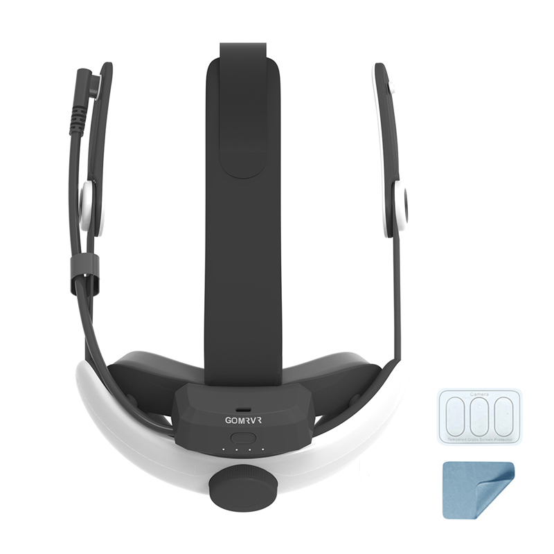 GOMRVR fast charge Battery Head Strap For Meta Quest 3 Elite Head Strap Alternative Head Strap For Oculus Quest 3 Accessories. 