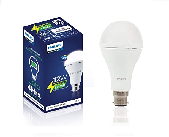 Philips 12W LED Emergency  AC/DC Bulb 6500K CDL B22 Pin Type