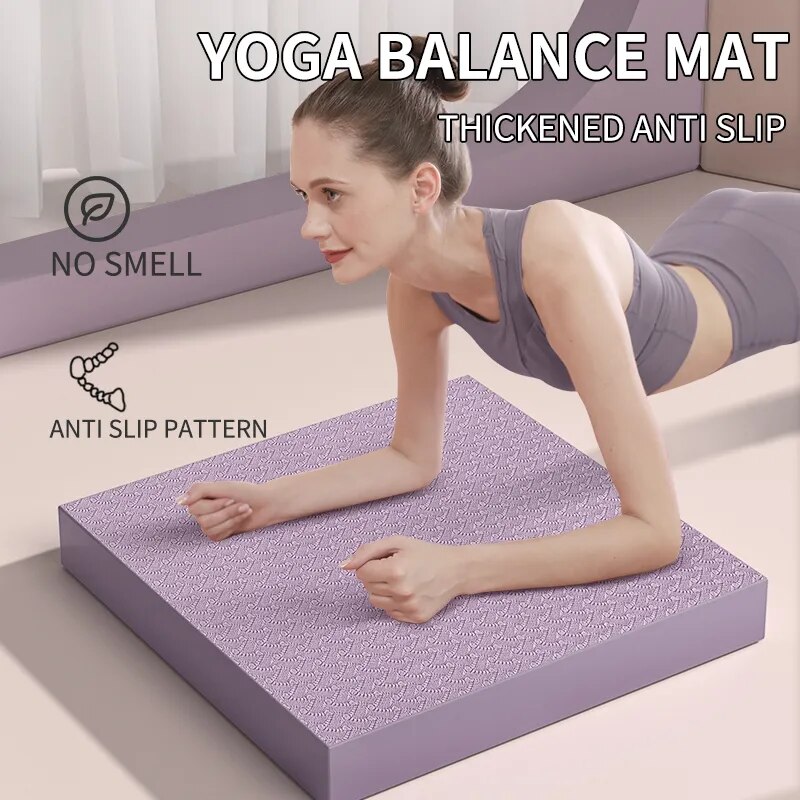 thumbnail image 2 of ProsourceFit Exercise Balance Pad - Non-Slip Cushioned Foam Mat & Knee Pad For 2 of 12