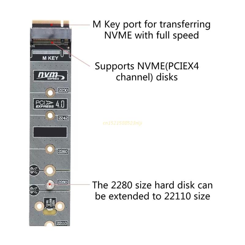 2280 to 22110 SSD for .2 NVME Extend for PROTECTION Card DIY Power-off for PROTECTION Plate for NVME and Drop Shipping. 