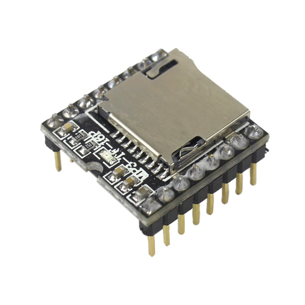 【happy one】Mini MP3 Player with Simplified Output Speaker MP3-TF-16P TF Micro SD Card U arduino. 