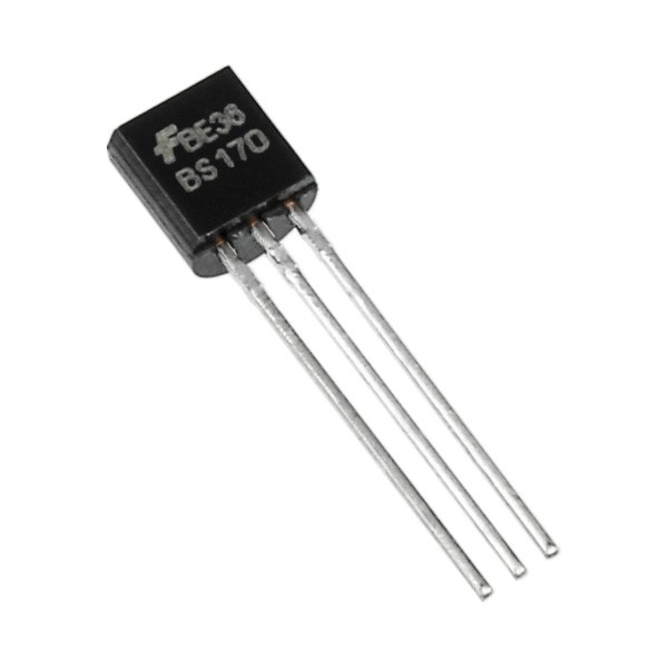 BS170 Transistor BS170 60V 0.5A N-Channel Transistor TO-92 Package 3 Pin Leads. 