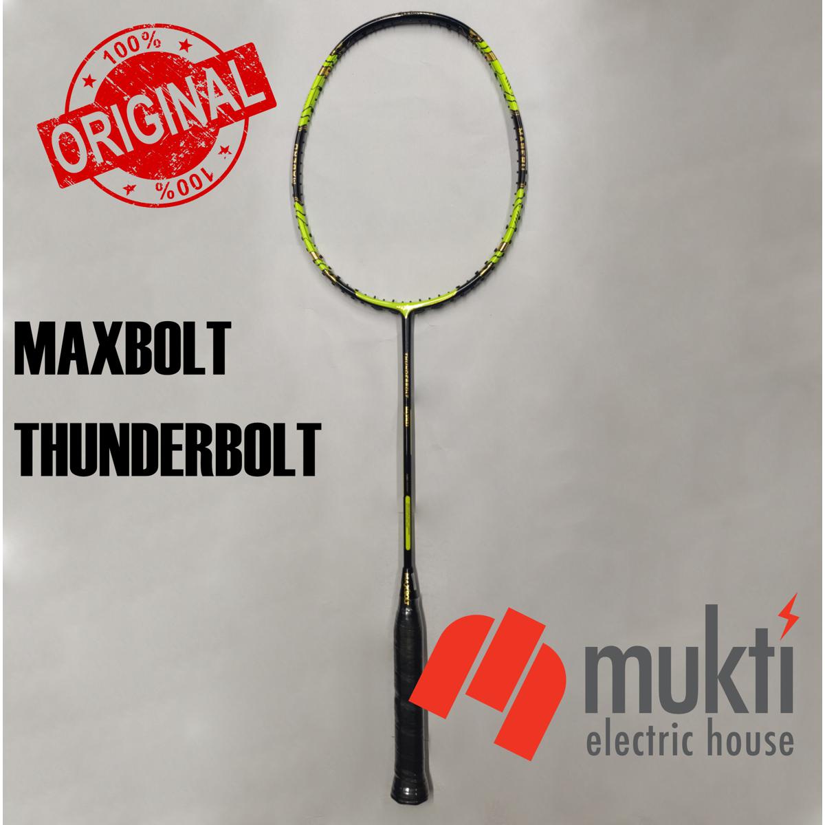 Korea Imported MAXBOLT THUNDERBOLT Unstrung Badminton Racket Bat