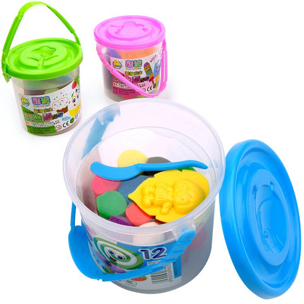【happy one】12 Colors/Barrel Modeling Clay DIY Malleable Play Child Toy YH-17. 