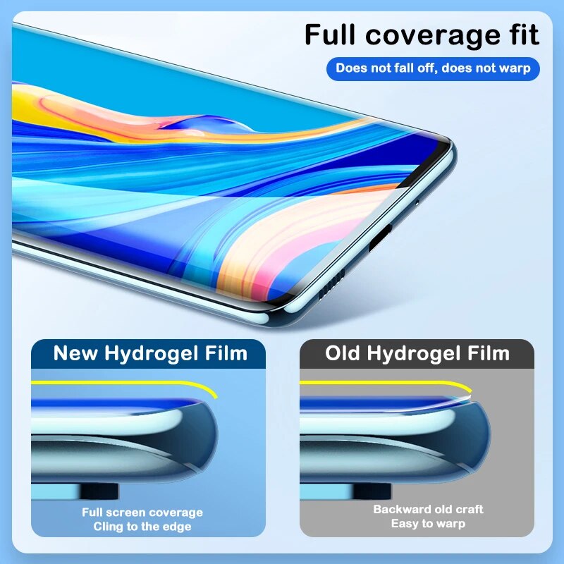 Hydrogel Film for Xiaomi Mi 9 SE Mi 8 Lite Screen Protector for Xiaomi Mi 9 9T A1 A2 Lite Pocophone F1 Redmi Mix 2s 3 S2. 