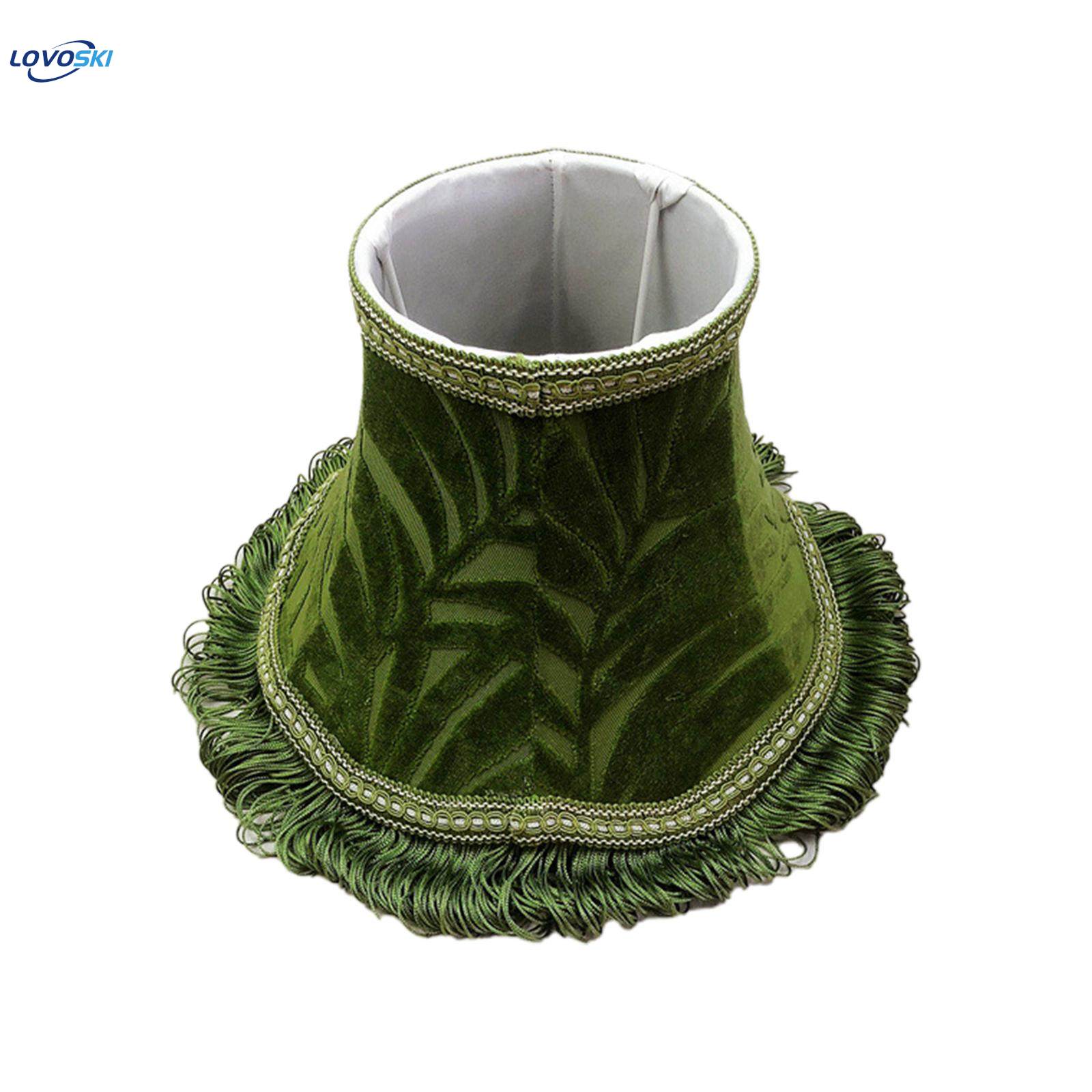 Lamp Shade Lampshade Geometric Fringed 70S for Bedside Living Room Dome. 
