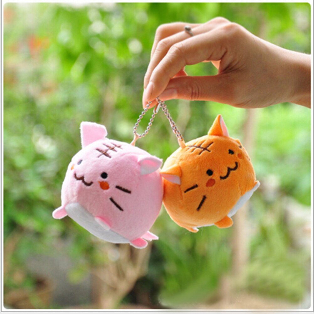 【VisioN Shop】Gift Pendant Plush Tiger Cat Squishy Kawaii Present Charms Cell Phone Straps. 