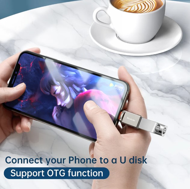 McDodo OT-860 OTG USB-A 3.0 To Lightning Adapter Lightning micro usb to lightning converter. 