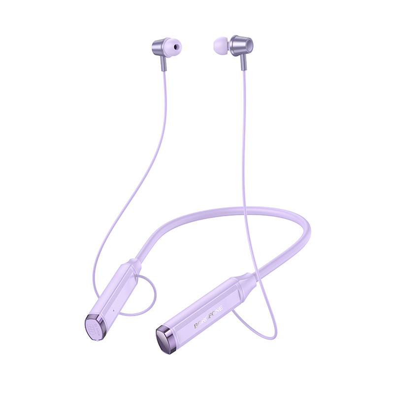 BOROFONE BE66 Morel Neck-Hanging Bluetooth Headset Support Chinese and English Prompt Tone Bluetooth Listening. 