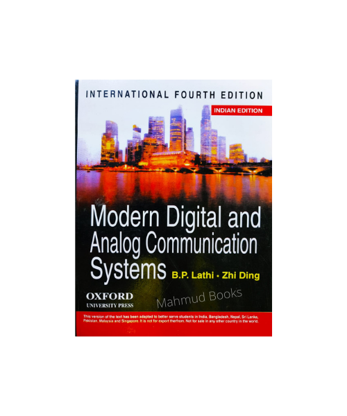 Modern Digital & Analog Communication Systems by B.P. Lathi & Zhi Ding. 
