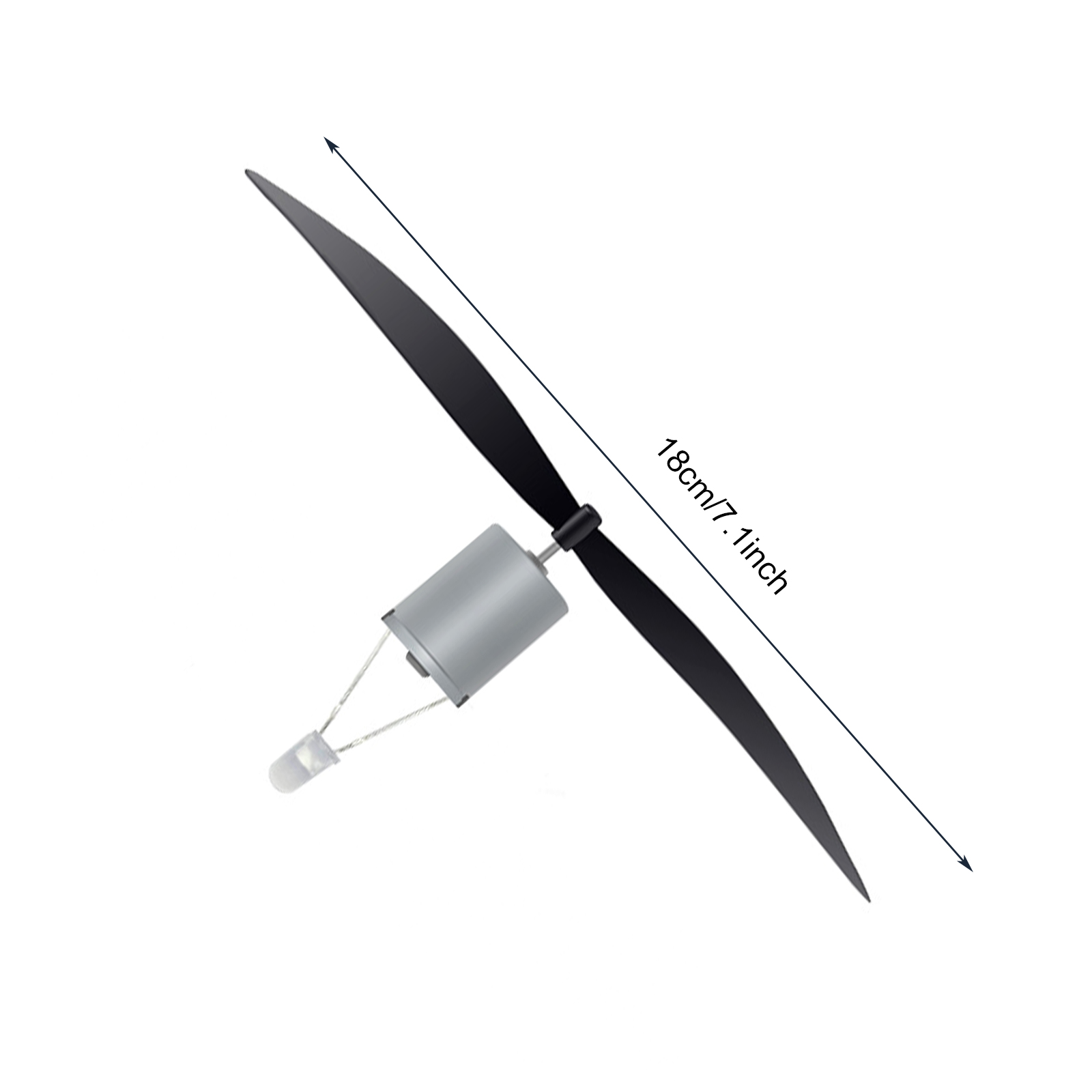 USB 1M 20V 5W Mini Wind Turbine Motor Led Windmill Micro Wind Turbine Wind Turbine Science Teaching Tool Model. 