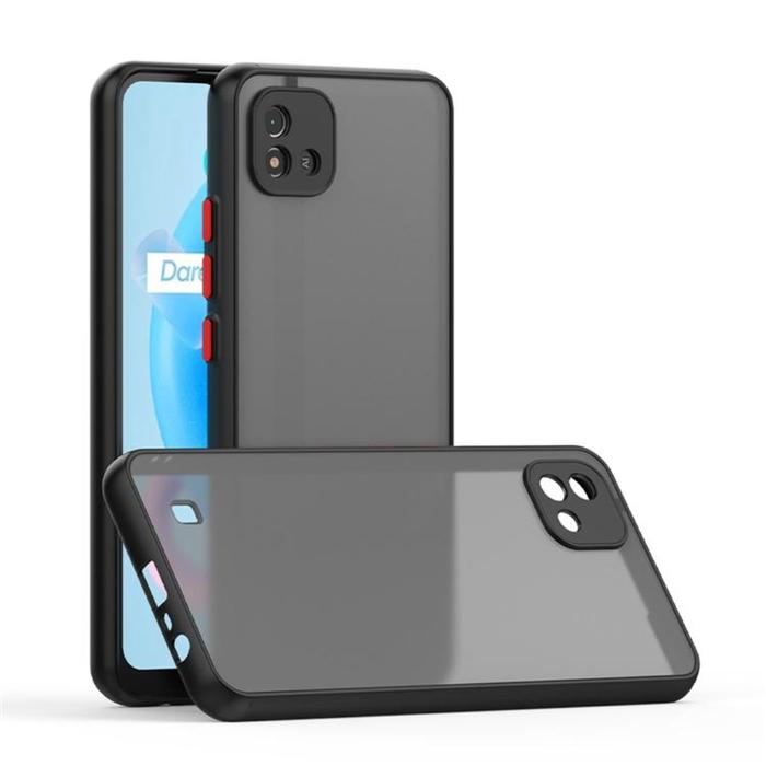 For Realme C20 / C20a/C11 2021 Back Cover Matte Casing Full Camera Protactor Shockproof Bumper Cases. 