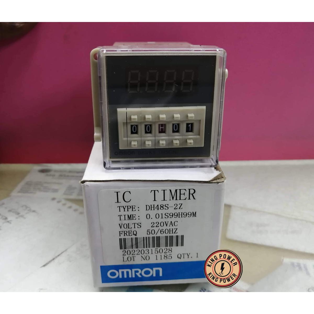 DH48S-2Z,  Omron Timer Delay Relay, 8 Pins 0.01S-9999H H/