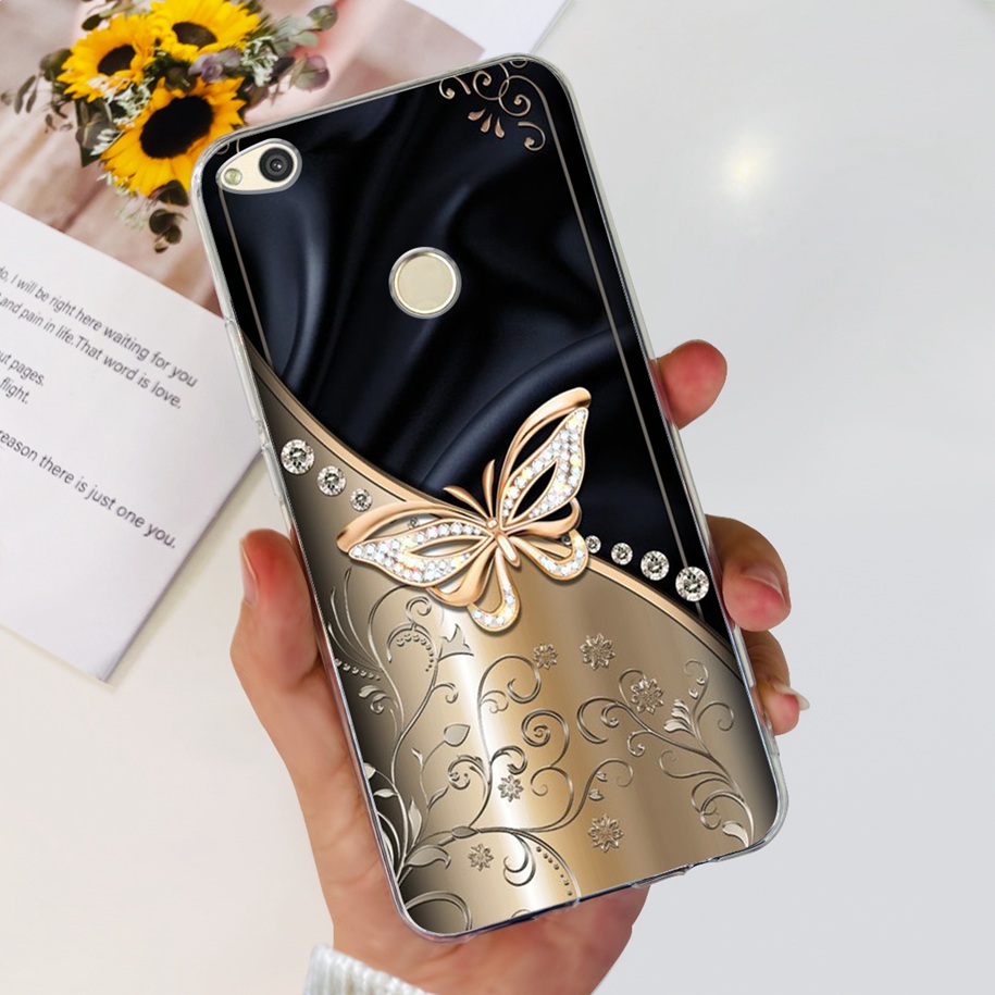 For Huawei Nova Lite 2017 Case Stylish Flower Soft TPU Phone Cover For Huawei P8 P9 Lite 2017 Protector PRA-LX1 Nova Lite Bumper. 