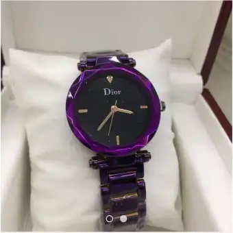 dior watch purple