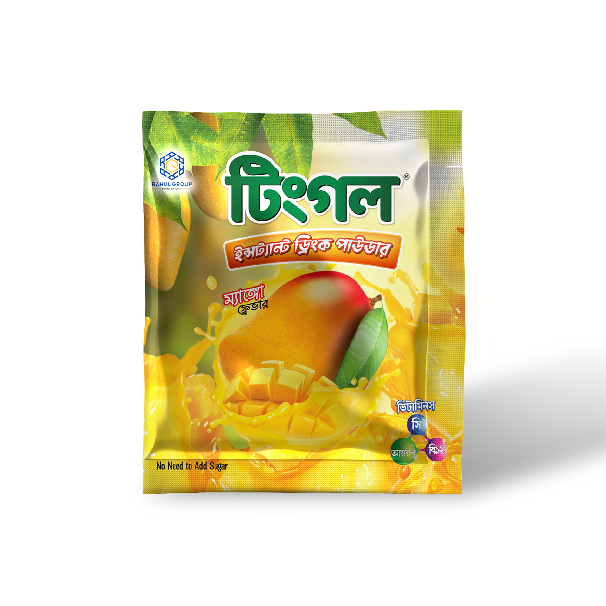 Tingle Instant Drink Powder-6gm Mango ( 50 Pcs ). 