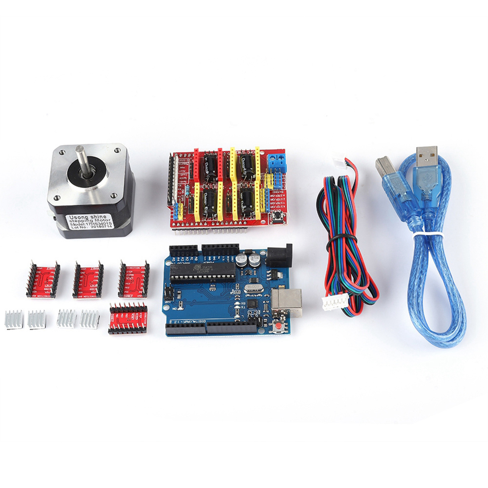 For Quimat CNC Shield Contoller Kits with Stepper Motor for  Printer