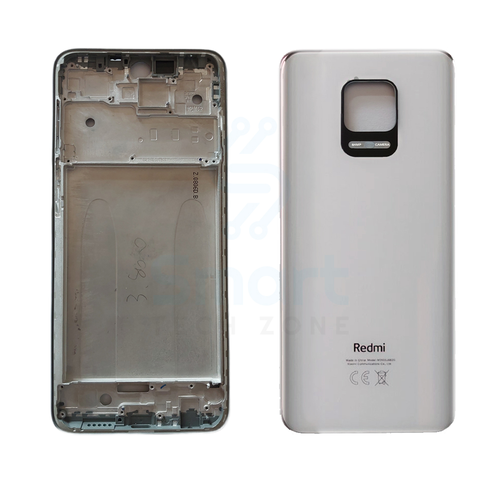 Full Body Housing for Xiaomi Redmi Note 9 Pro 4G (Front LCD Frame Panel and Back Panel). 