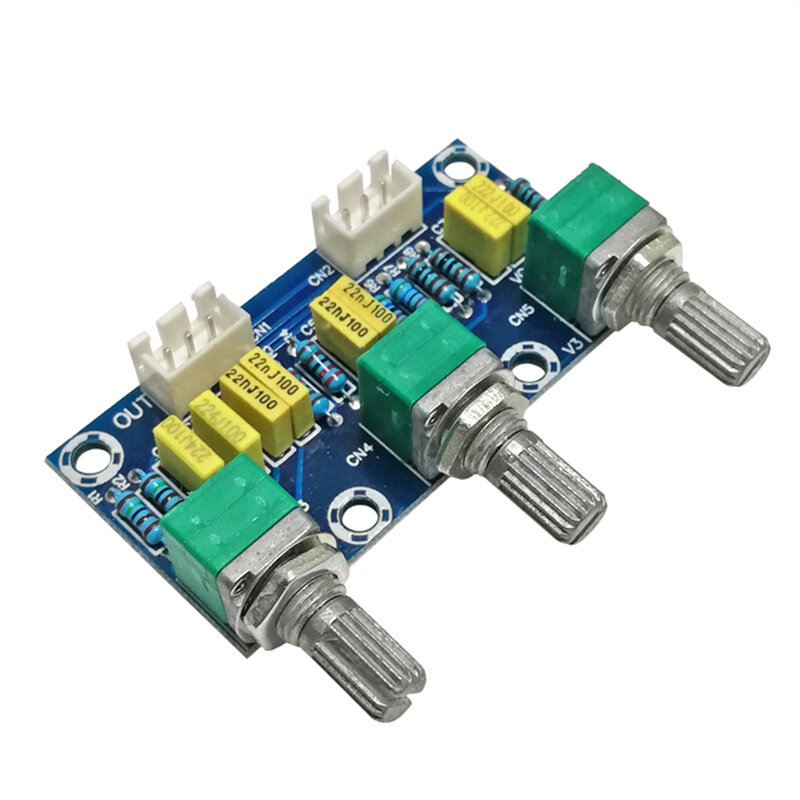passive tone board power amplifier board front stage high and low voltage mixer attenuation type passive tone board XH-M802. 