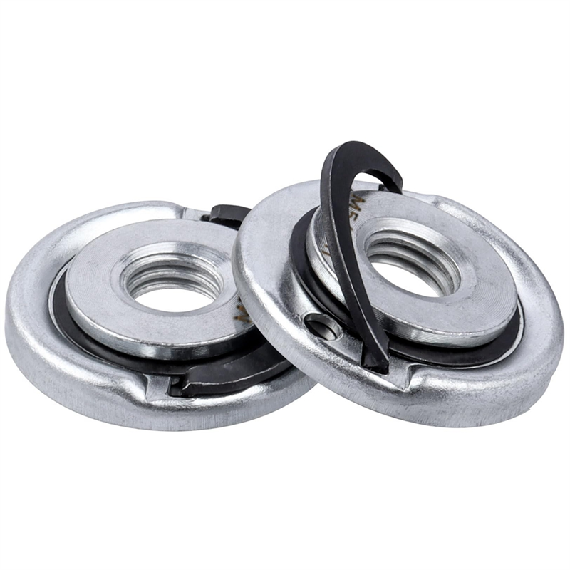 NCANRUI 2Pcs Quick Change Angle Grinder Flange Nuts 5/8-11 Grinder Nut Replacement Lock Nuts Grinder Locking Nuts. 