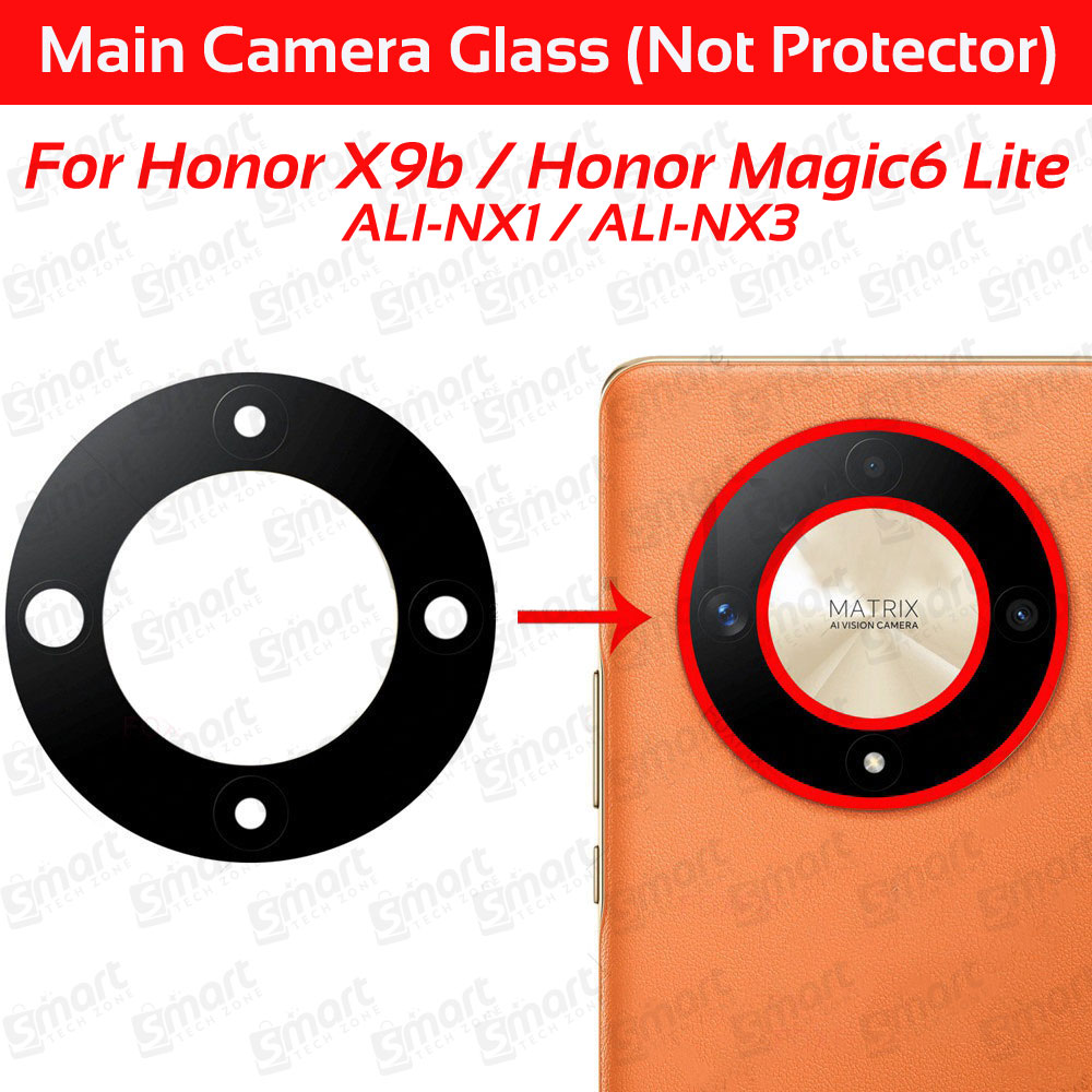 Camera Main Glass Lens for Honor X9a X9b RMO-NX1 ALI-NX1 Replacement Part. 