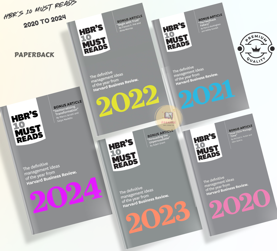 5 Years of Must Reads from HBR: 2024 Edition (5 Books) (HBR's 10 Must Reads) by Harvard Business Review