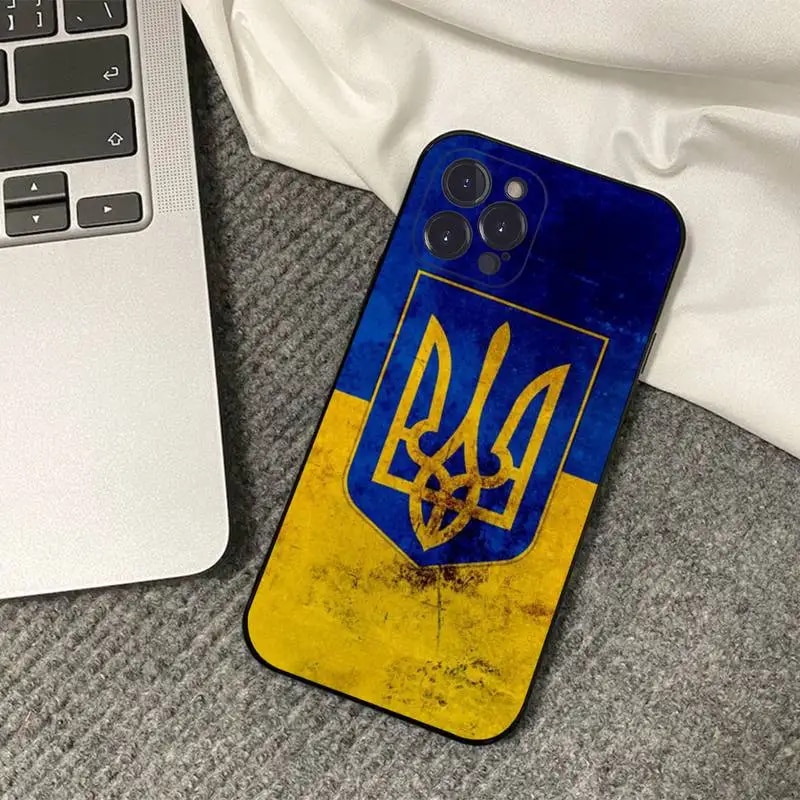 Ukraine Of Flag Phone Case for iPhone 11 12 13 Mini Pro Max 8 7 6 6S Plus X 5 SE 2020 XR XS Funda Case Outlier Aeuinv. 