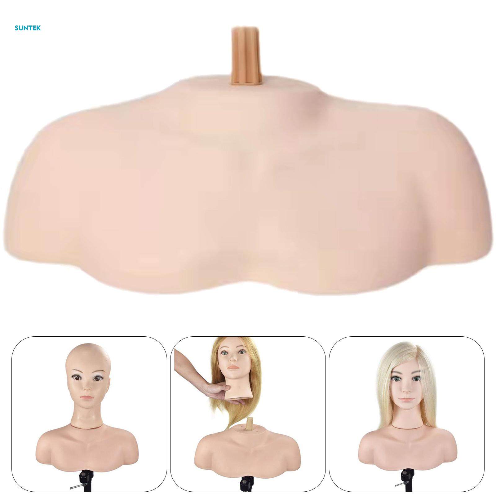 Cosmetology Mannequin Model Bust Shoulder Platform for Display S
