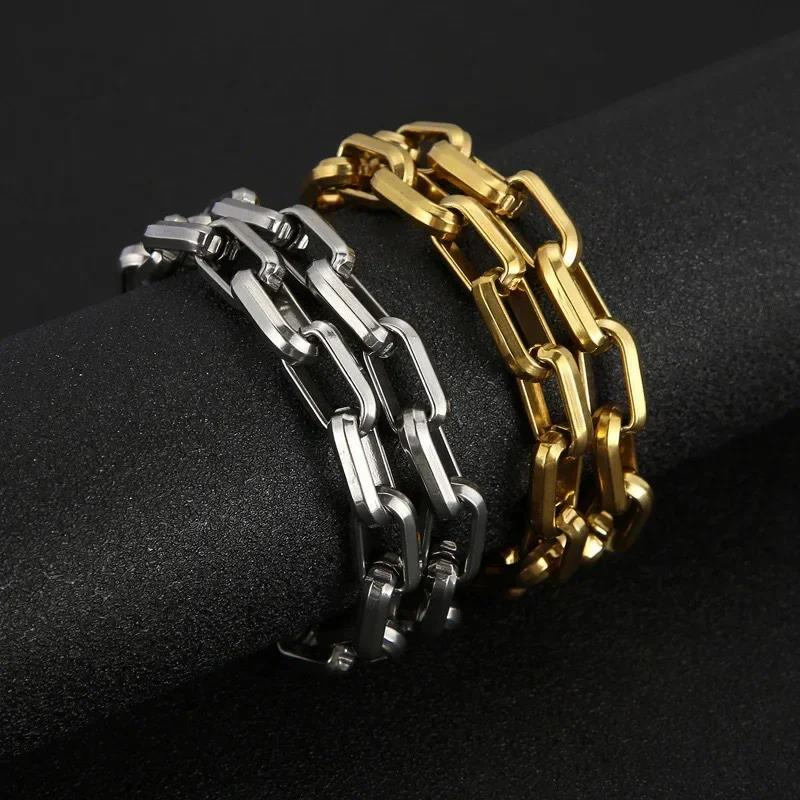 4-in-1 Alloy Mens Titanium Steel Magnetic Look Bracelet Waterproof Colorfast Stylish Accessory for Everyday Wear Men Bracelets. 