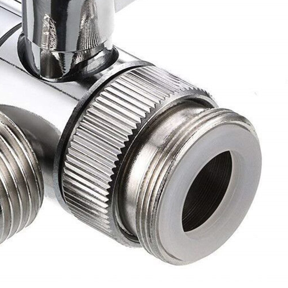 1-5pcs 3 Way Switch Faucet Adapter Kitchen Sink Splitter Diverter Valve Plastic Water Tap Connector Shower Bathroom Accessories. 
