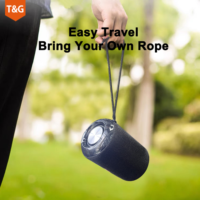 TG264 Portable Bluetooth Speaker Camping/Outdoor/Versatile Stereo Speaker TWS Stereo/Free Call /FM/TF Card/USB Flash Drive. 