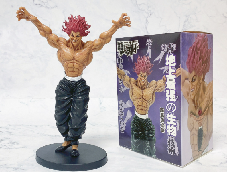 Baki the Grappler hanma baki Hanma Yujirō Hanayama Kaoru Jack Hanma Action Figure Model Collection Toys 22CM kunminghaoming. 