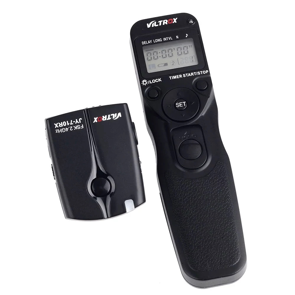 VILTROX Time Lapse Intervalometer Timer Remote Control Shutter with N3 Cable for Nikon D90 D600 D3100 D3200 D5000 D5100 D7000. 