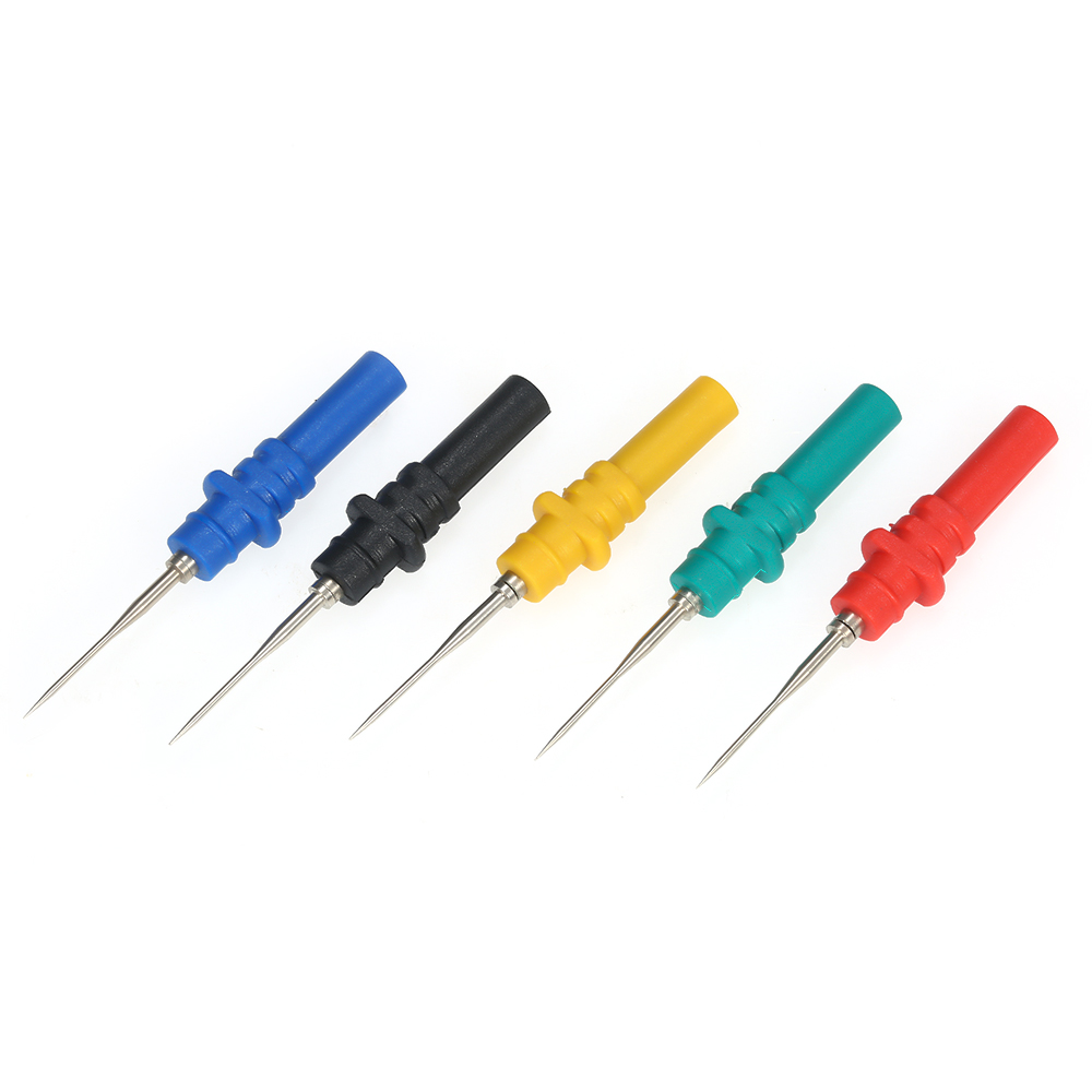 5pcs Oscilloscope Probe Pins Set Upgraded Version HT307 Automotive Test Accessories Back Pinning Probes Handheld Oscilloscope Probe Needle Oscilloscope Accessories. 
