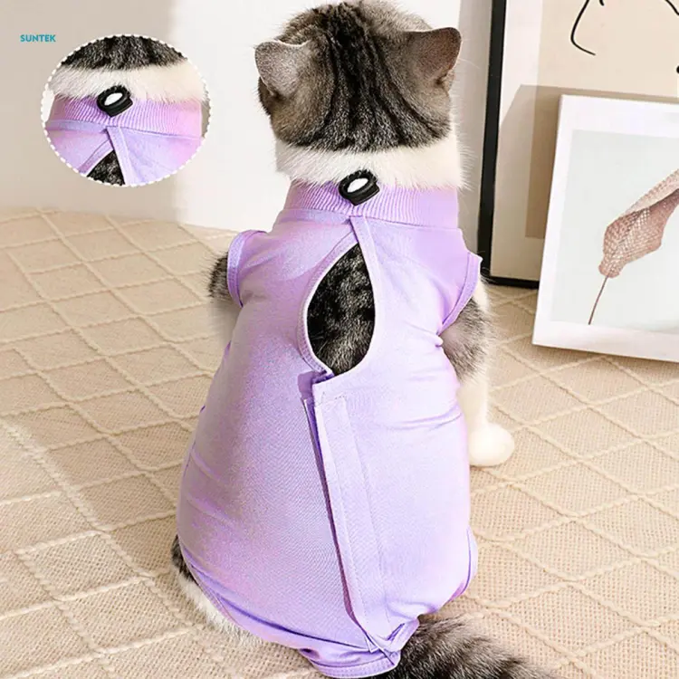 Cat clothes clearance to prevent licking