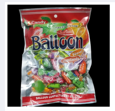 Balloon Assortments Fruit Candy - 50 Piece (Thailand)