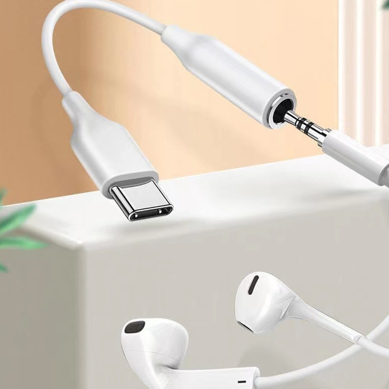 For Samsung A55 A35 A15 USB Type C To 3.5mm Jack Audio Cable Headphone Aux Adapter For Galaxy S24 S23 S22 S21 Ultra A53S A54 A34. 